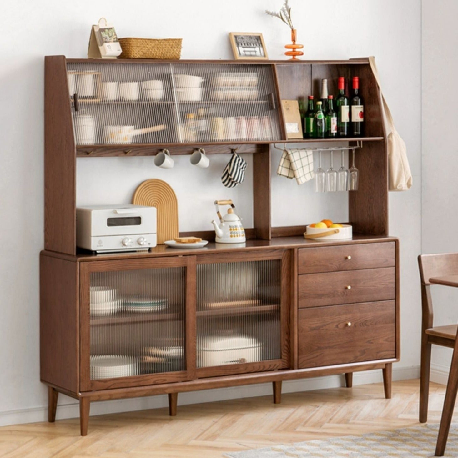 Sideboard, Buffet cabinet oak"