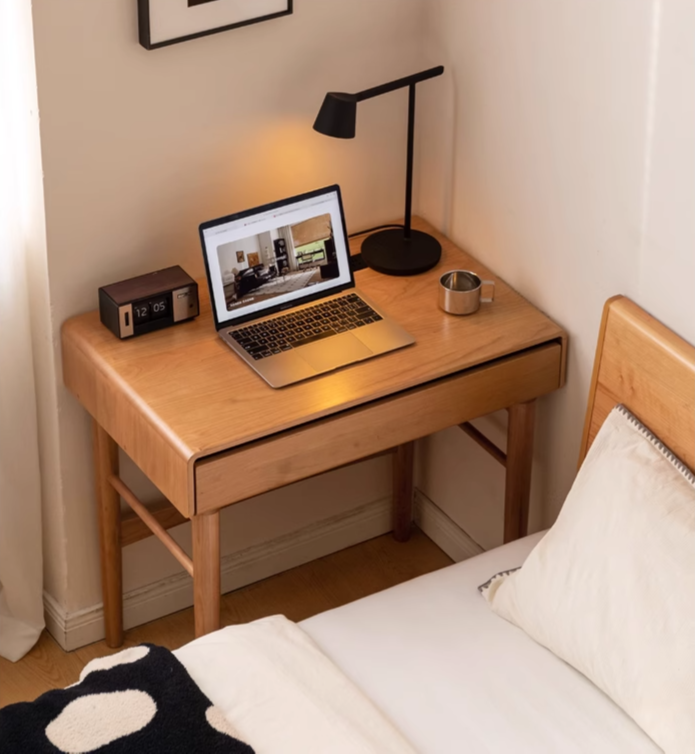 Cherry Solid Wood Desk With Drawer
