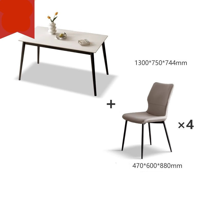 Oak Solid Wood Rock Plate Dining Table"