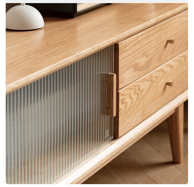 Oak Solid Wood TV Stand