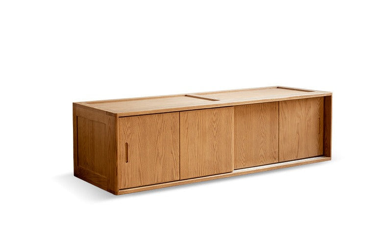 Oak, Ash Solid Wood Wardrobe Sliding Door.