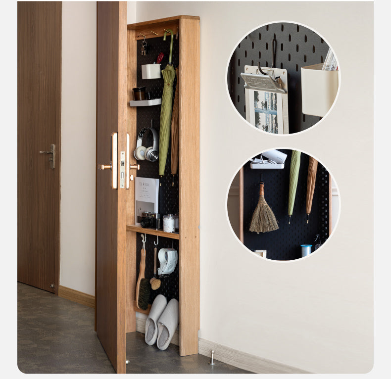 Oak Solid Wood Ultra-thin DIY Bookcase