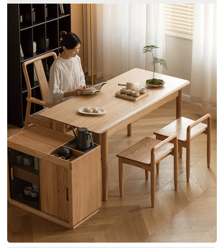 Oak Solid Wood Modern Tea Table