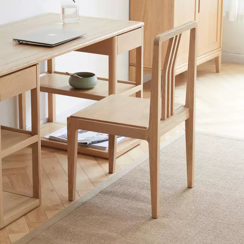 Black Walnut, Ash Solid Wood Dining Chair 4pcs