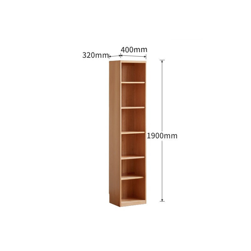 Beech Solid Wood Bookcase Combination Cabinet