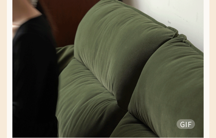 Modern High Back Fabric Sofa with Scratch Resistant Upholstery