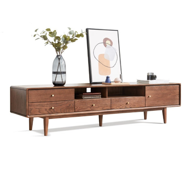 Oak Solid Wood Nordic Modern TV Stand