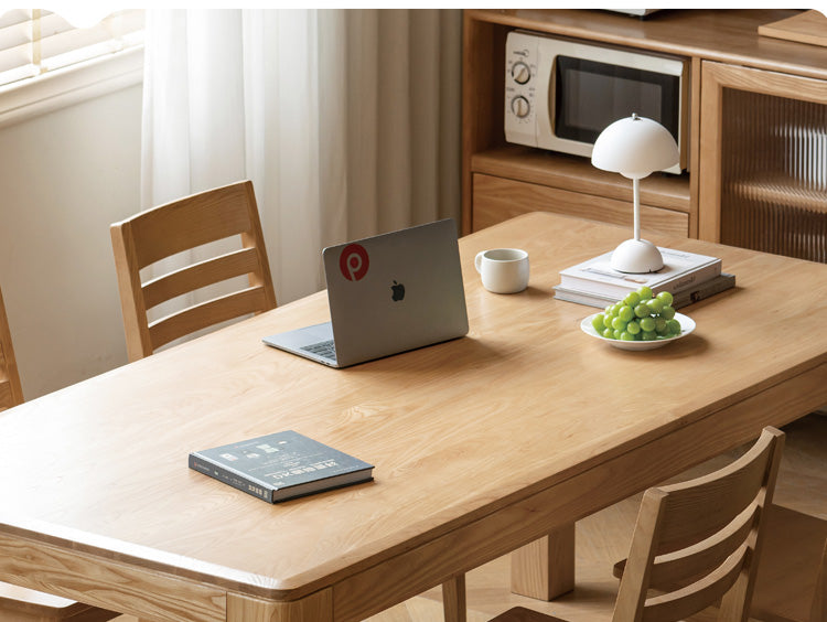 Ash Solid Wood Long Dining Table