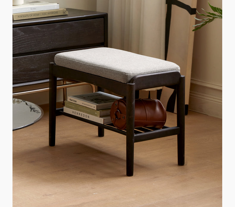 Oak Solid Wood Shoe Changing Bench