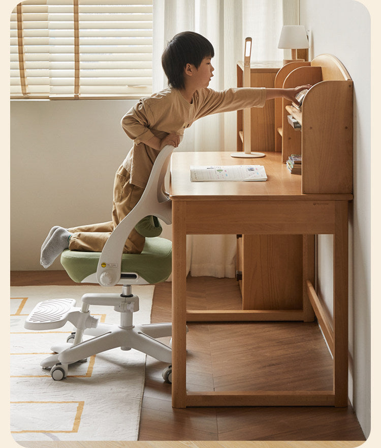 Kids Adjustable Swivel Study Chair with Footrest