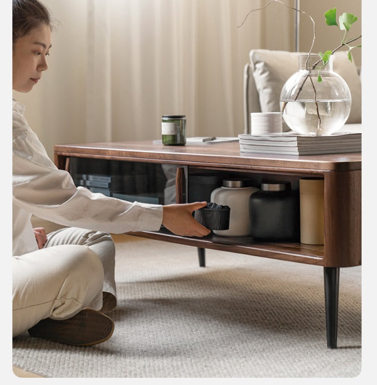 Black Walnut, Golden Sandalwood Coffee Table
