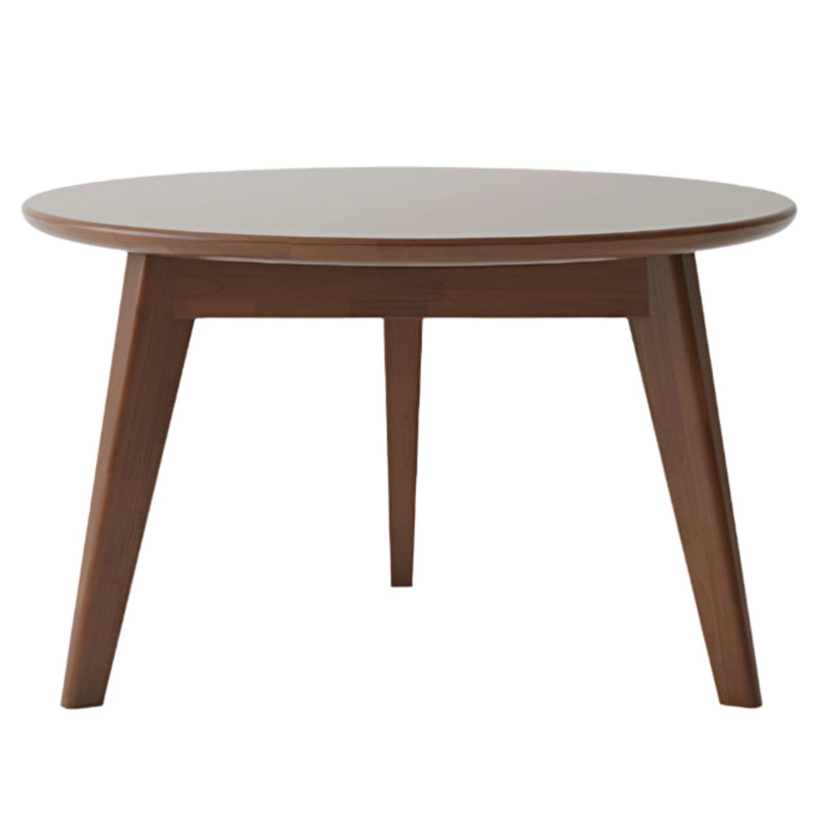 Oak, Solid Rubberwood Round Coffee Table Combination