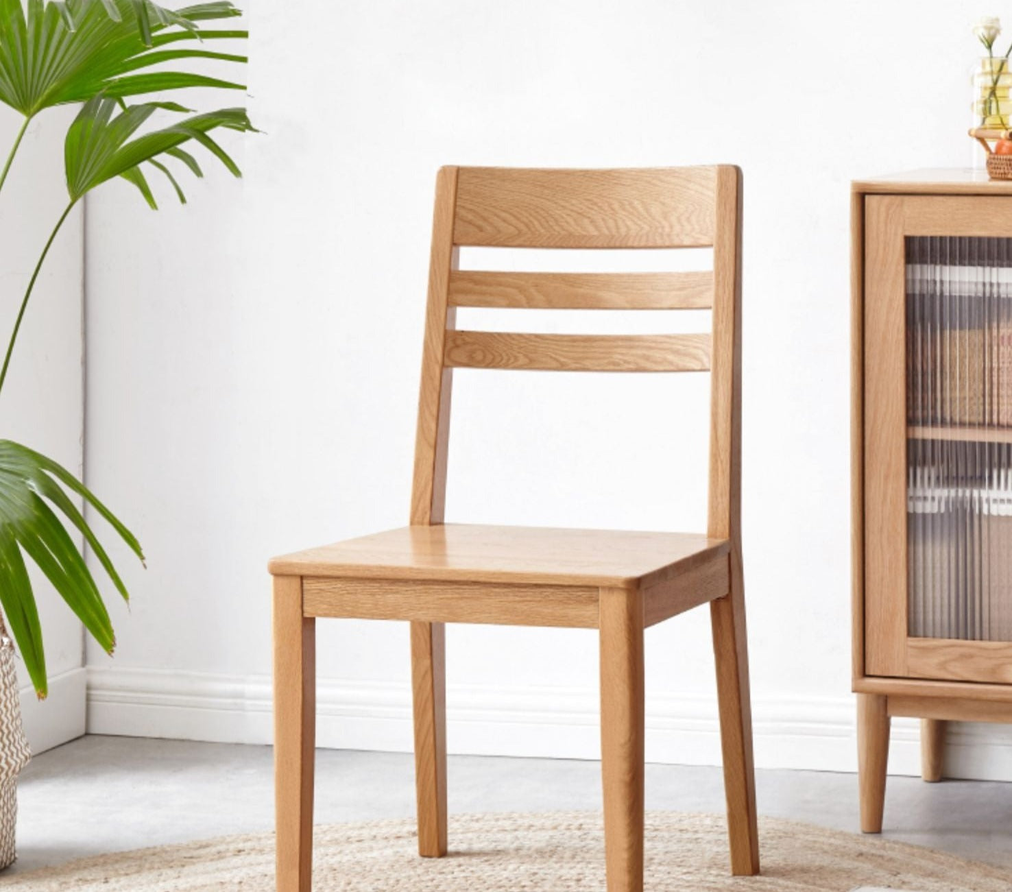 4 pcs set Oak, Ash Solid Wood - Dining Chair