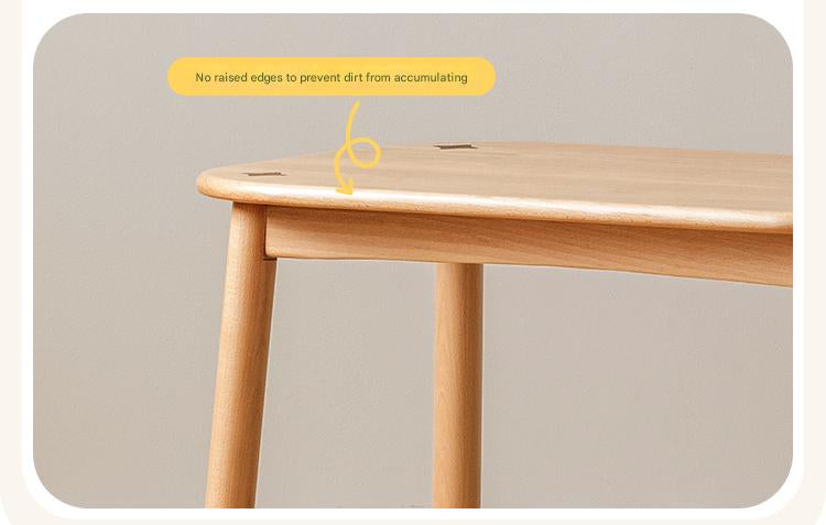 Beech Solid Wood, Solid RubberWood Montessori Craft Kids Table