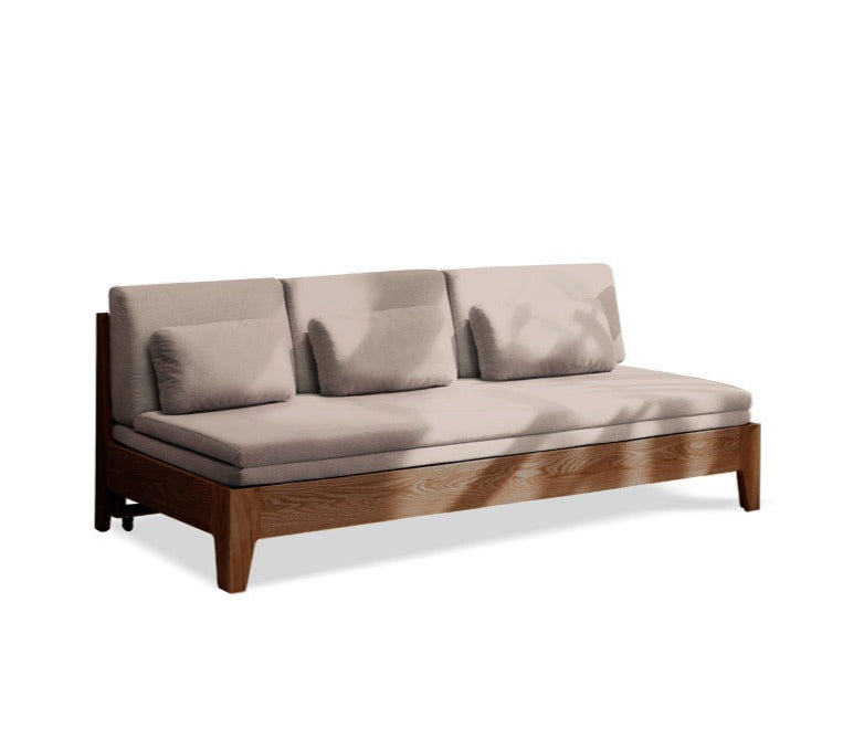Sleeper sofa Oak solid wood+