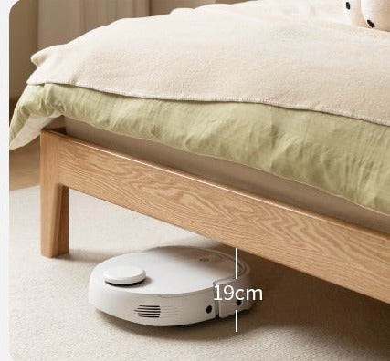 Oak, Ash Solid Wood High Head Board Bed