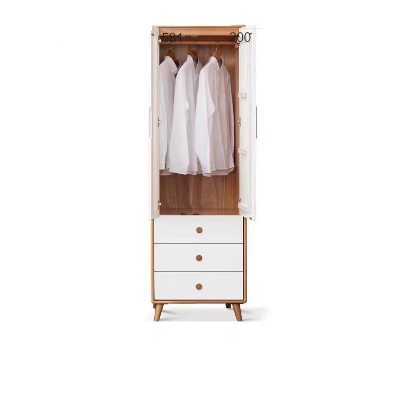 Beech Solid Wood Wardrobe Combination.
