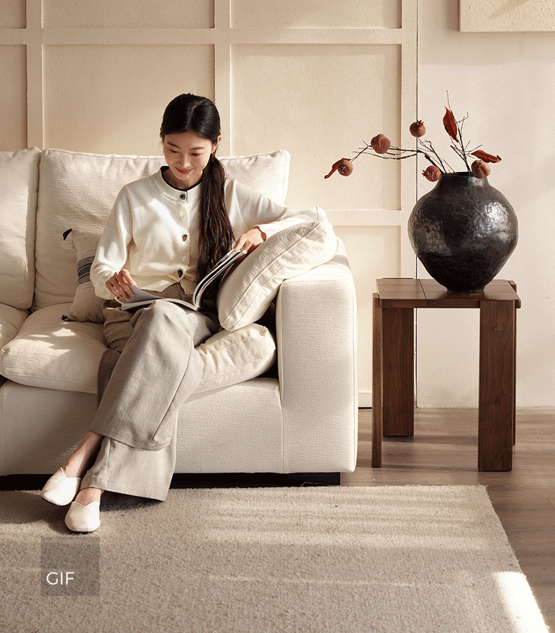 Black Walnut, Cherry Solid Wood Modern Square Side Table