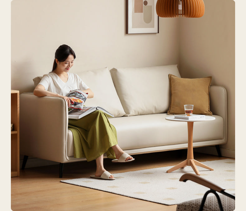 Technology Cloth Sofa Cream Style.