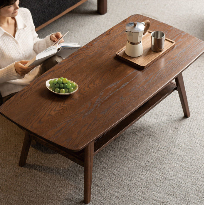 Oak Solid Wood Modern Coffee Table