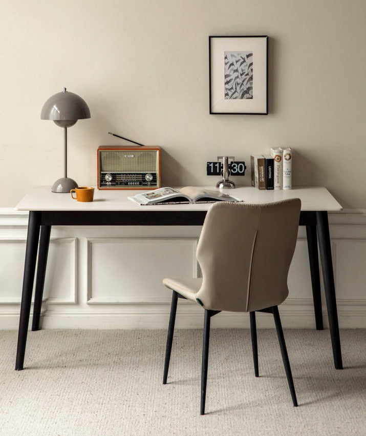 Oak Solid Wood Rock Plate Dining Table