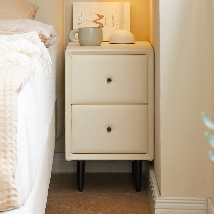 Thin nightstand deals table