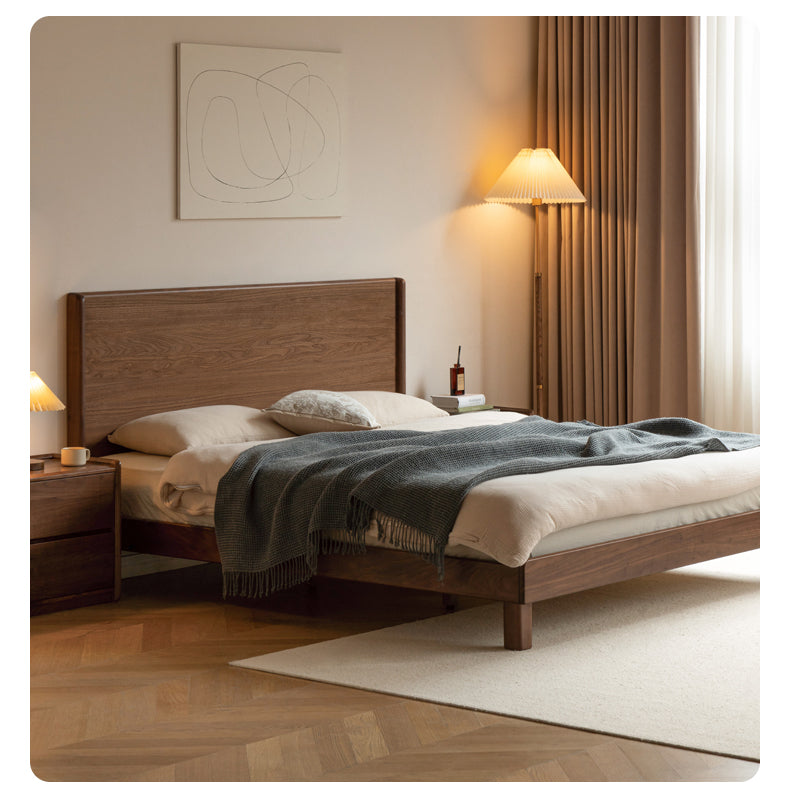 Ash, North American Black Walnut High Head Bed