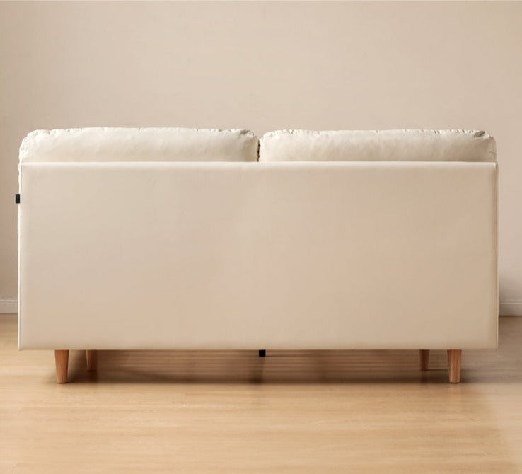 First Layer Cowhide Cream Style Suspension Bed