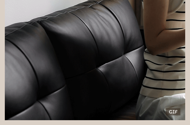 Genuine Leather Italian Luxury Sofa