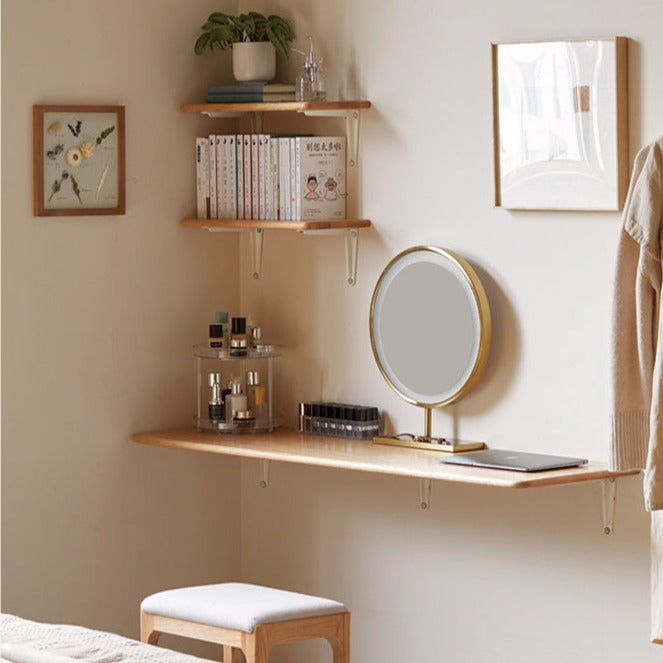 Oak Solid wood wall-mounted Makeup table Writing desk "