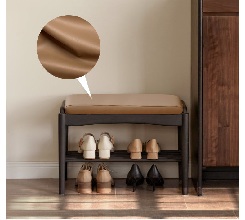 Oak Solid Wood Shoe Changing Bench