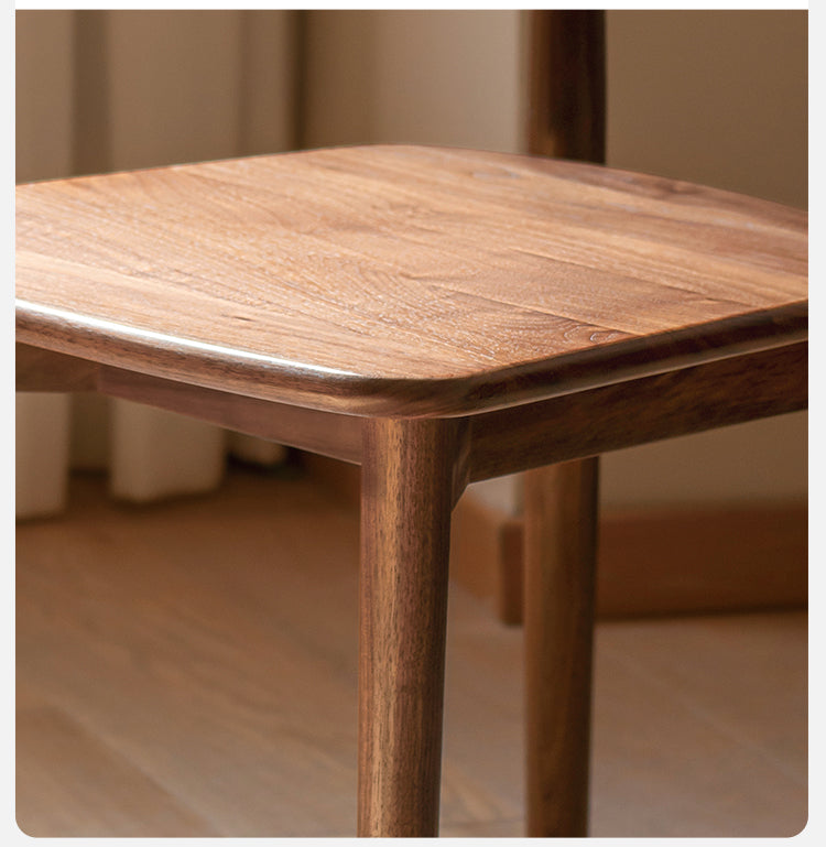 Black Walnut, Ash, Oak, Sandalwood Solid Wood, Solid Rubberwood - Chair 4 pcs set