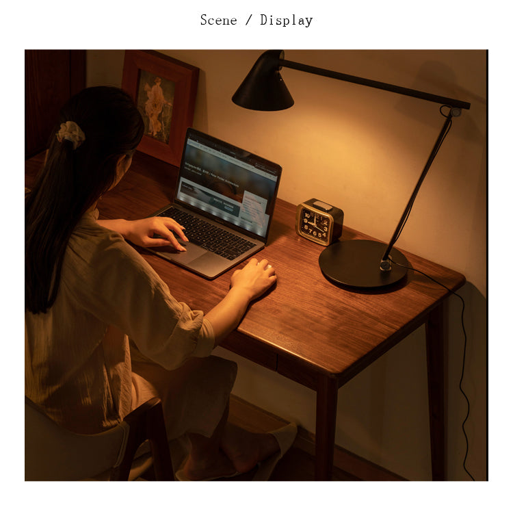 Solid Longan Hardwood, South American Walnut, Black Walnut Solid Wood Office Desk