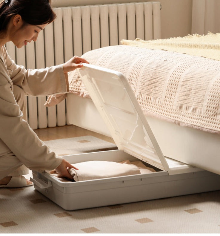 First Layer Cowhide Cream Style Suspension Bed