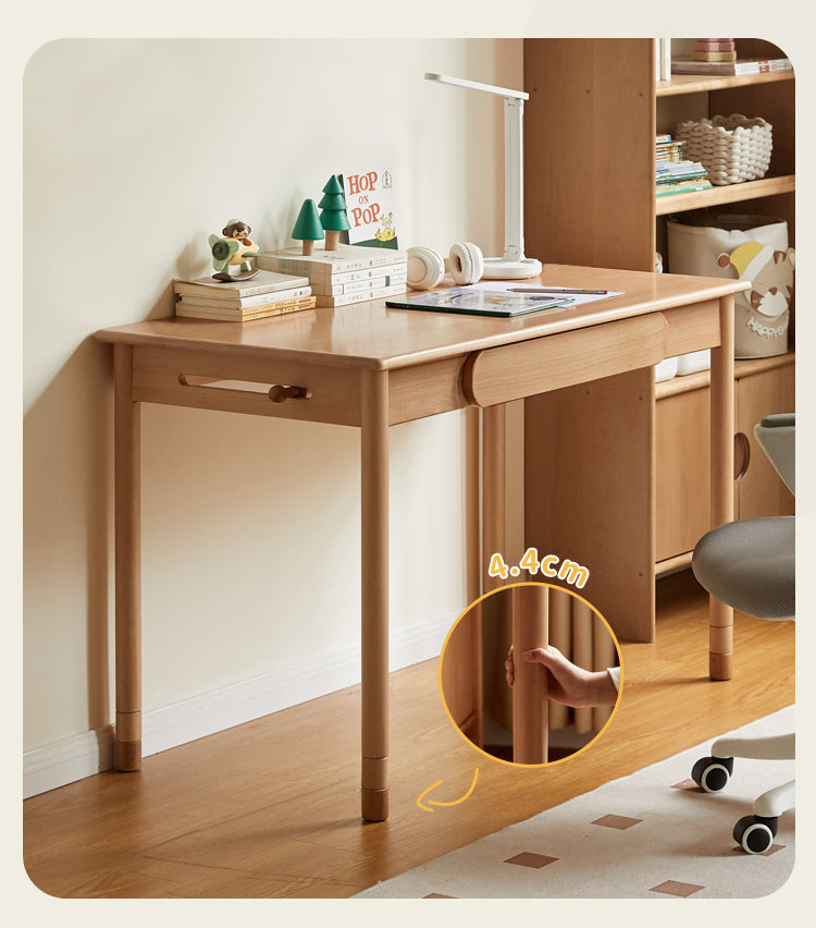 Beech Solid Wood Children's Study Table.