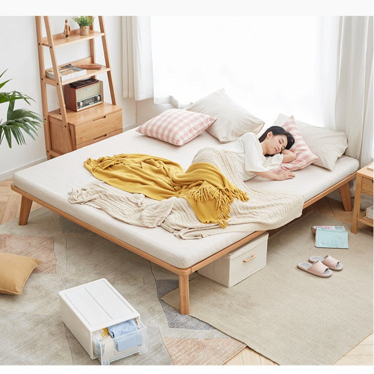 Oak Solid Wood Bed