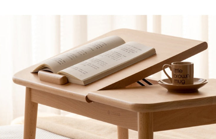 Oak , Beech solid wood bay window table"