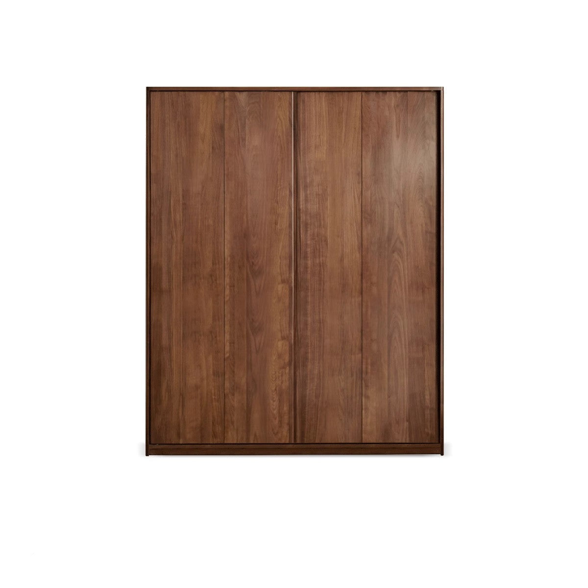 Black Walnut, Sandalwood Sliding Door Wardrobe.