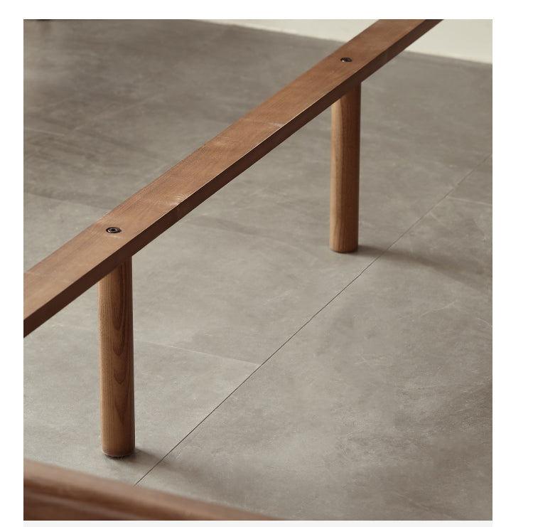 Ash, Oak Solid Wood Bed Nordic Modern Simple Bed