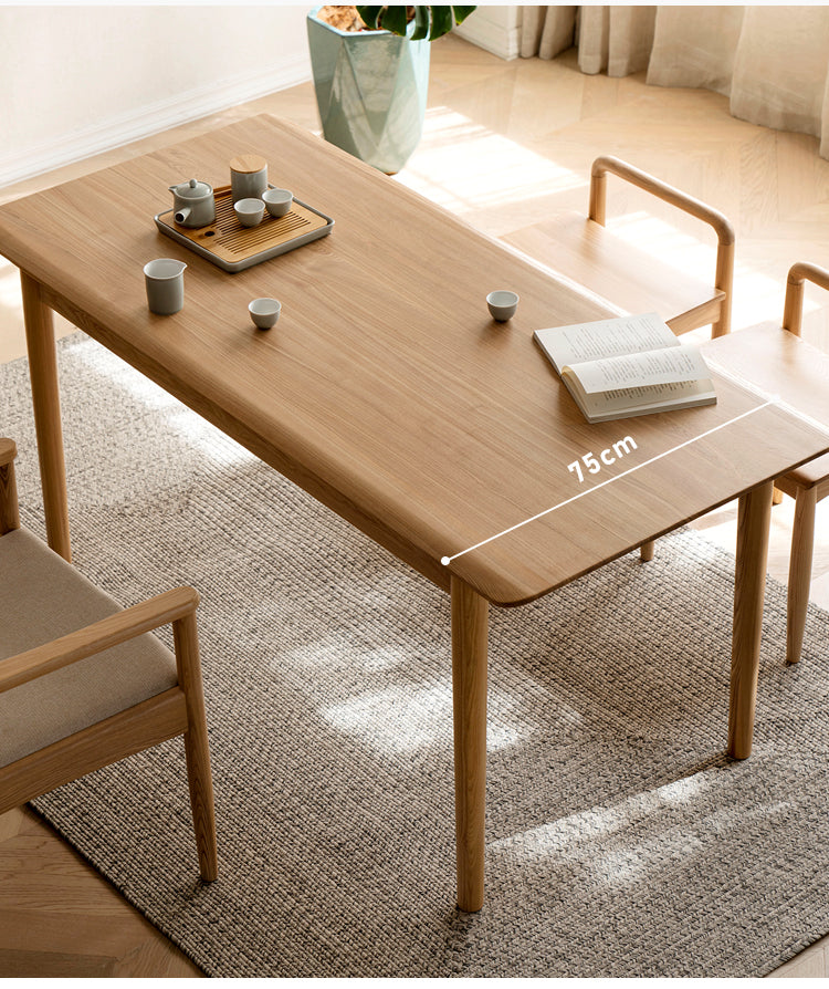 Oak, Ash Solid Wood Tea Maker Integrated Tea Table