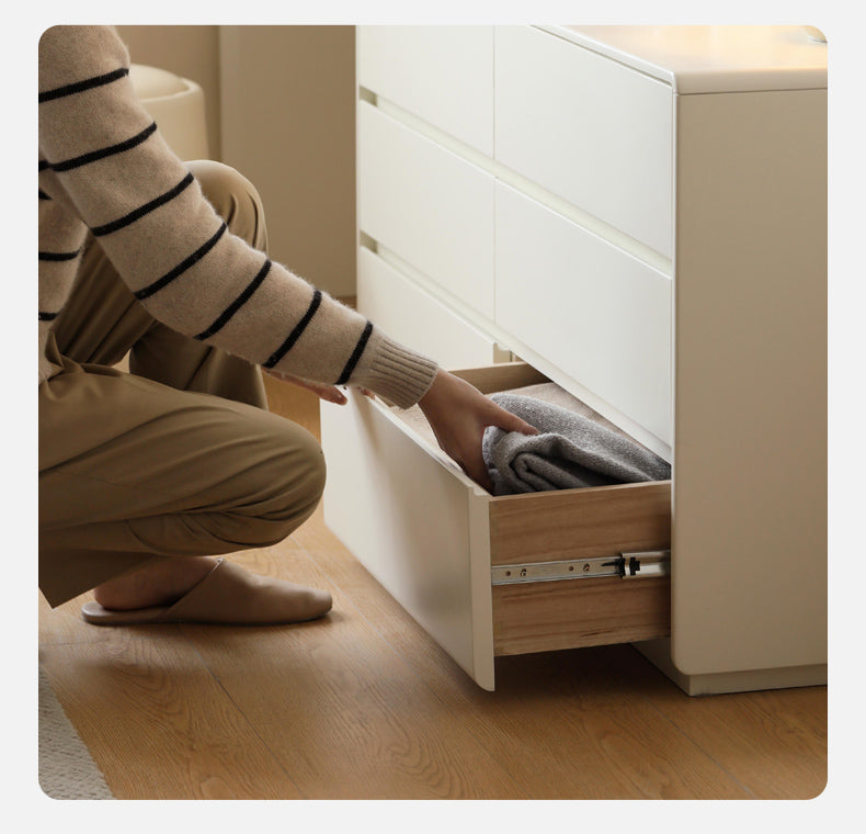 Tulipwood, Solid Rubberwood L-Shape Vanity Table.