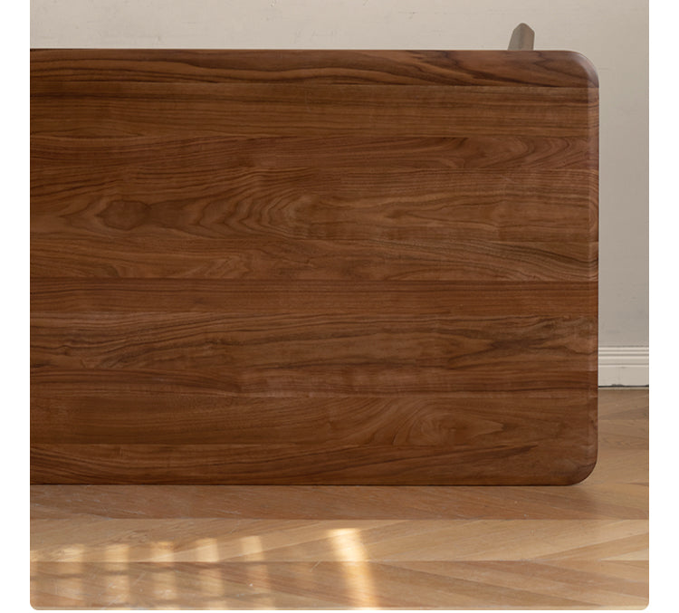 Sandalwood, Black Walnut Solid Wood North American Dining Table