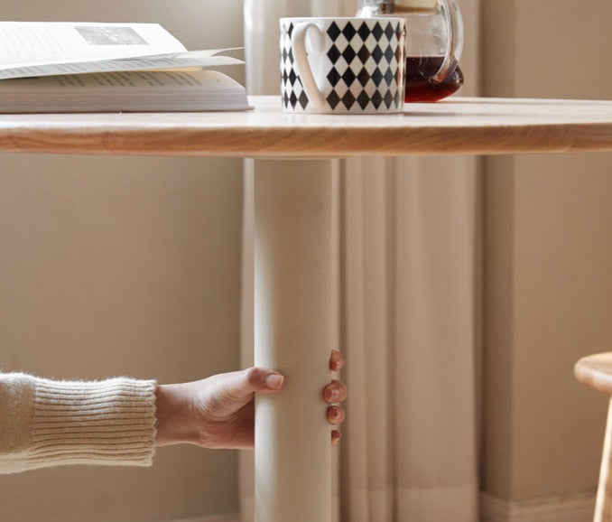Oak Solid Wood Lifting Side Table
