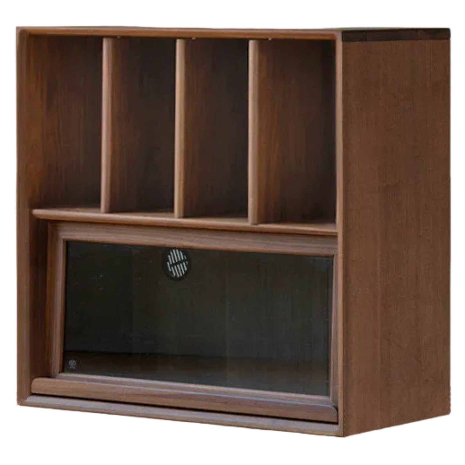 Sandalwood, Oak, Black Walnut, Ash Solid Wood Light Luxury Style Module Bookcase