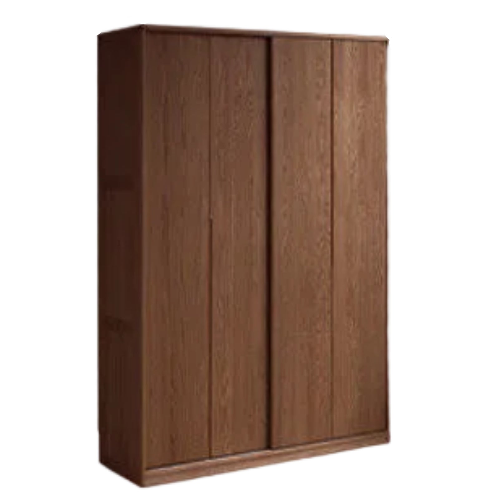 Oak Solid Wood Sliding Door Wardrobe.