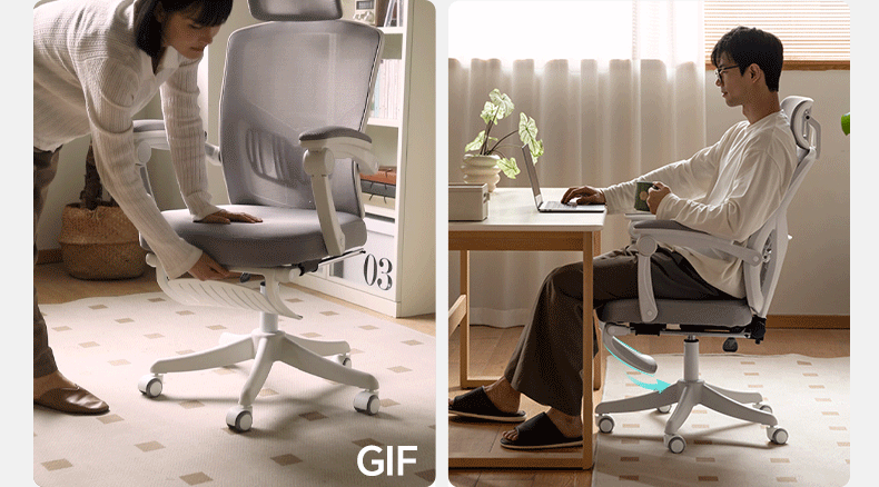 Office ergonomic computer gaming swivel adjustable book chair