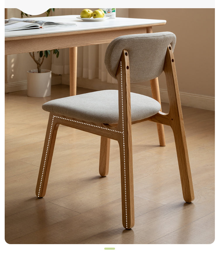 Black Walnut, Ash, Oak Solid Wood Dining Chair 4 Pcs Set