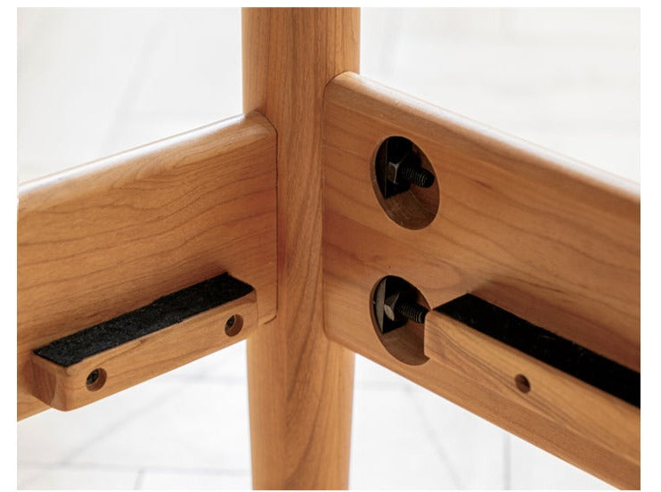 Cherry Wood, Black Walnut Solid Wood Box Bed