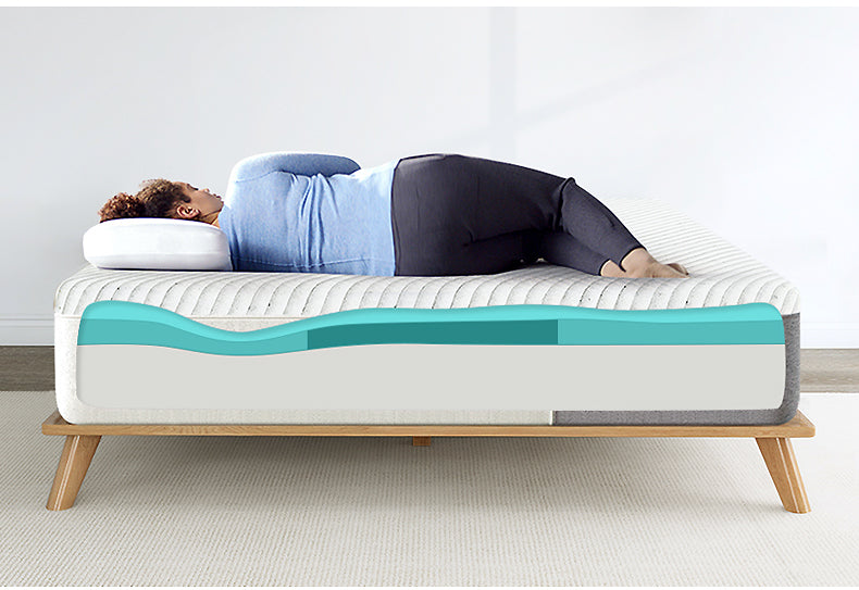 Zero press Double-Sided Mattress with Memory Foam and Pocket Springs 25cm,30cm