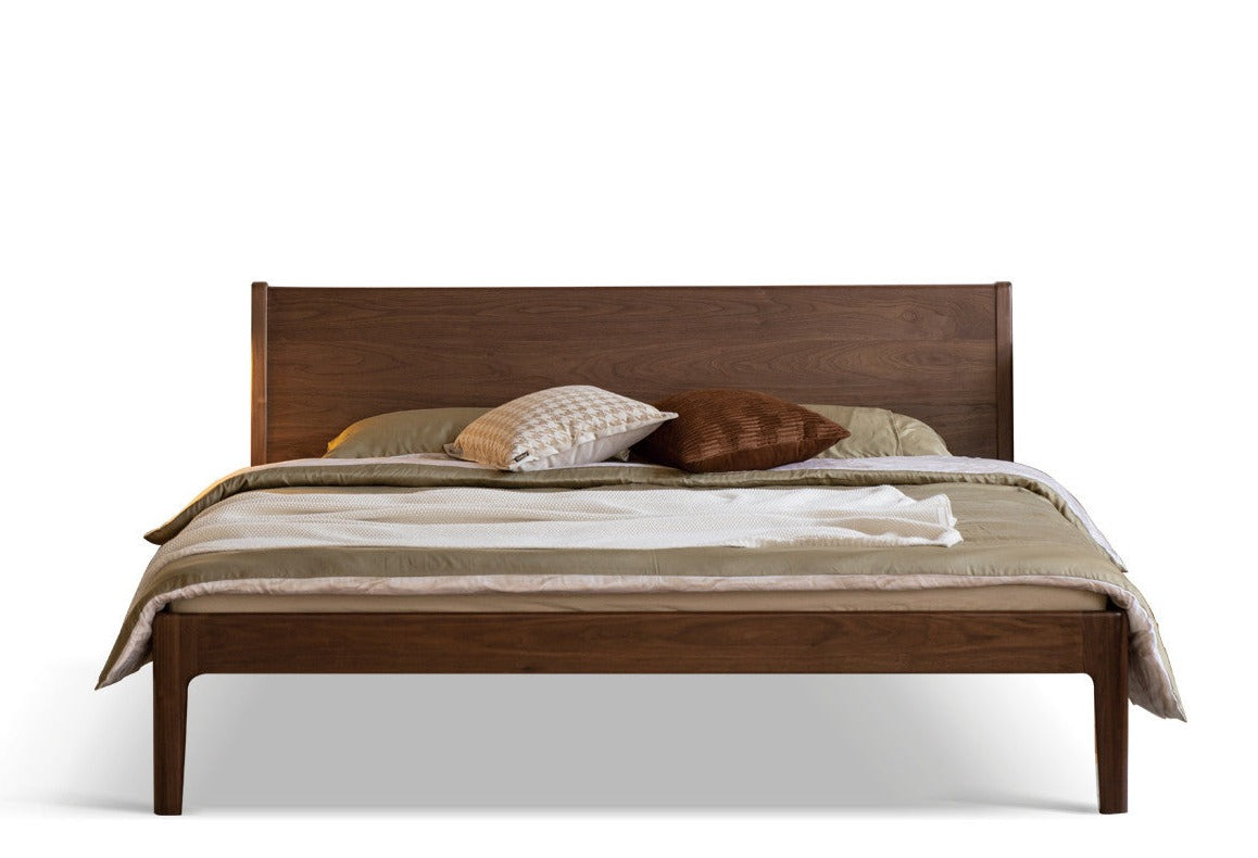 Black Walnut Solid Wood Bed